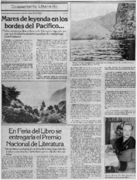 Mares de leyenda en los bordes del pacífico