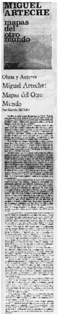 Miguel Arteche: mapas del otro mundo
