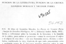 Miguel Arteche y su "verdad desnuda" .