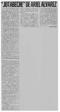 Jotabeche" de Ariel Alvarez