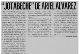 Jotabeche" de Ariel Alvarez