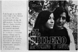 El chileno anverso y reverso.