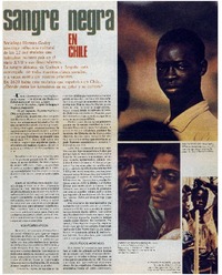 Sangre negra en Chile.