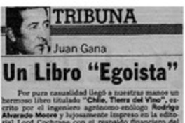 Un libro "Egoísta"
