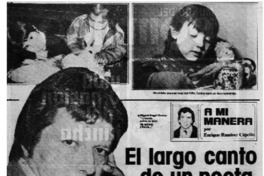 El largo canto de un poeta-profesor