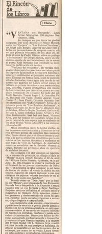 Ventana del recuerdo"