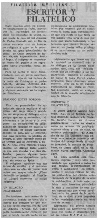 Escritor y filatelico.