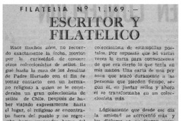 Escritor y filatelico.