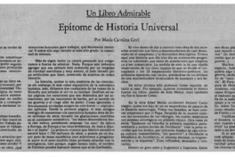 Epítome de historia universal
