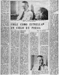 Chile como estrella, un cielo de poesía