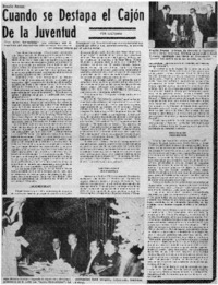 Cuando se destapa el cajón de la juventud