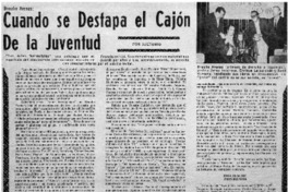 Cuando se destapa el cajón de la juventud