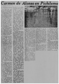 Carmen de Alonso en Pichilemu.