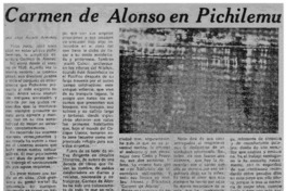 Carmen de Alonso en Pichilemu.