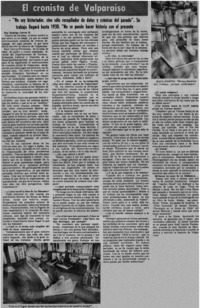 El cronista de Valparaíso: [entrevista]