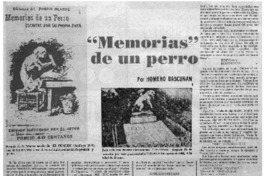 Memorias" de un perro
