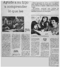Ayude a su hijo a comprender lo que lee.