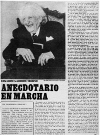 Anecdotario en marcha.