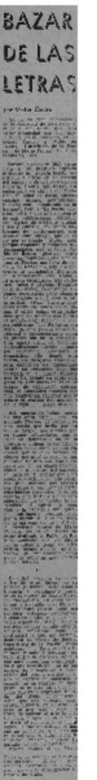 Bazar de la letras