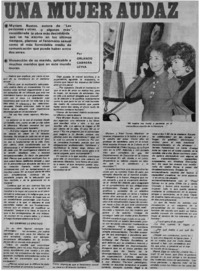 Una mujer audaz