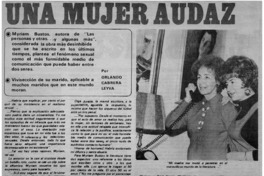 Una mujer audaz