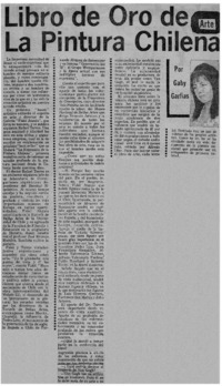 Libro de oro de la pintura chilena