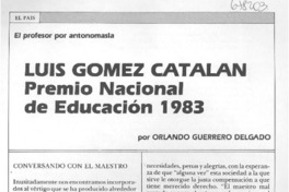 Luis Gómez Catalán