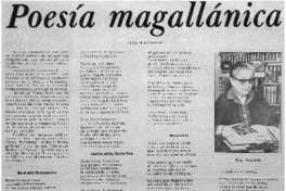 Poesía magallánica.