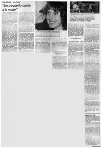 Un pequeño canto a la mujer"