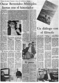 Oscar Bermúdez: múltiples facetas tras el hsitoriador : [entrevista]