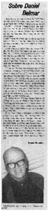 Sobre Daniel Belmar