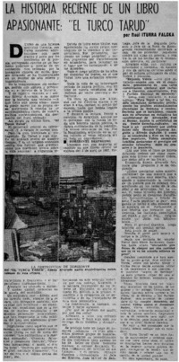 La historia reciente de un libro apasionante "El turco Tarud"