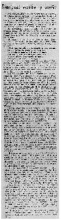 Binvignat escribe y sueña