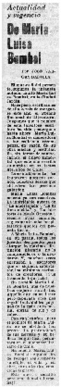 De María Luisa Bombal