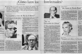 Cómo leen los intelectuales?