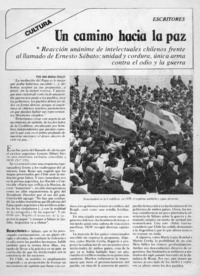 Un camino hacia la paz