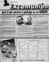 Excomunión para el que provoca o participa en un aborto: [entrevista]