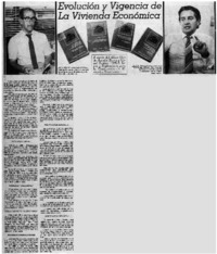 Evolución y vigencia de la vivienda económica.