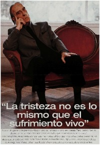 La tristeza no es lo mismo que el sufrimiento vivo": [entrevista]