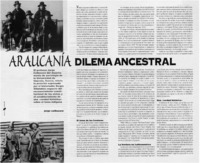 Araucanía dilema ancestral