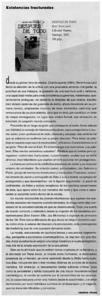 Existencias fracturadas