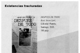 Existencias fracturadas