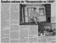 Emotivo estreno de "Desaparecido en 1956"