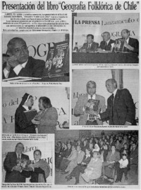 Presentación del libro "Geografía folclórica de Chile".