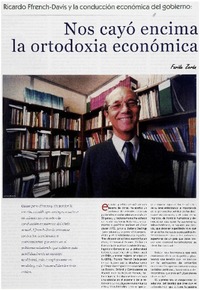 Nos cayó encima la ortodoxia económica [entrevista]