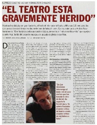 El teatro está gravemente herido" [entrevista]