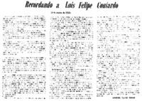 Recordando a Luis Felipe Contardo