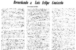 Recordando a Luis Felipe Contardo