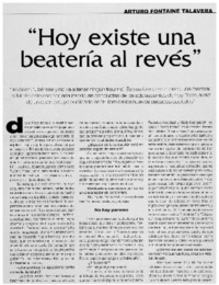 Hoy existe una beatería al revés [entrevista]