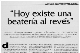 Hoy existe una beatería al revés [entrevista]